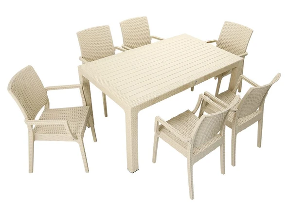 Norino Mandella Elit Rattan 90x150 Elit Koltuk Masa Takımı ÇÖLBEJİ ürün görseli 1