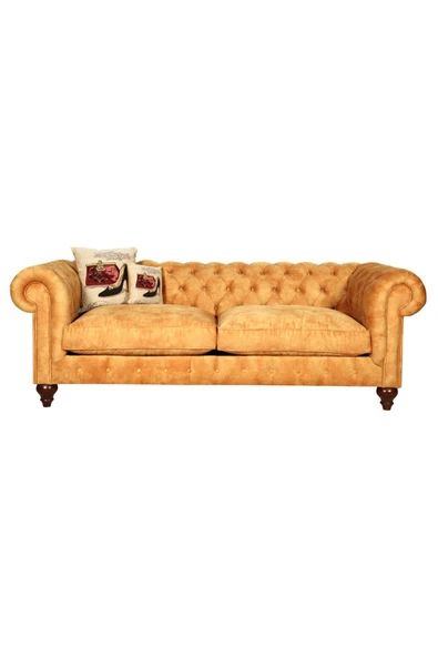 3A Mobilya Sarı Kanepe 230x90x80 cm - Resim 2
