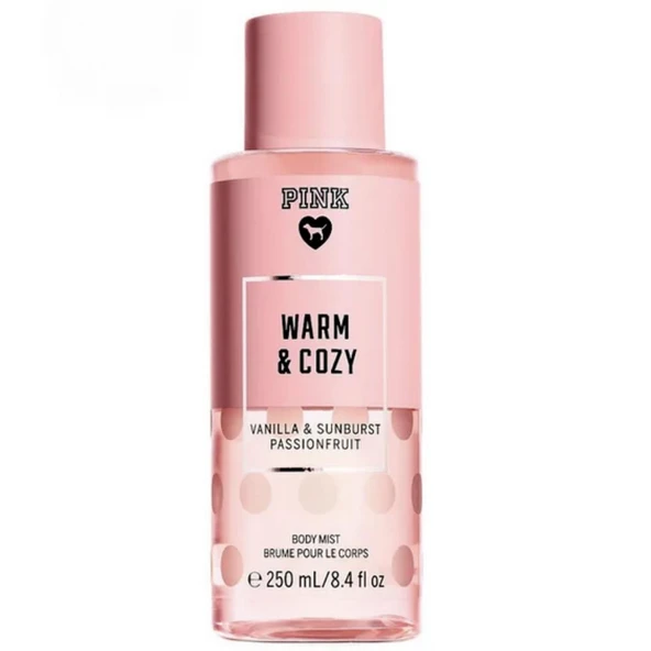 Victoria's Secret Pink Warm Cozy Body Mist 250 ml Kadın Vücut Spreyi ürün görseli 1