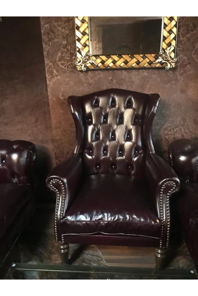 3A Mobilya Bristol Chesterfield Takımı - Resim 5