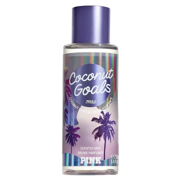 Victoria's Secret Pink Coconut Goals Scented Mist 250 ml Kadın Vücut Spreyi ürün görseli 1