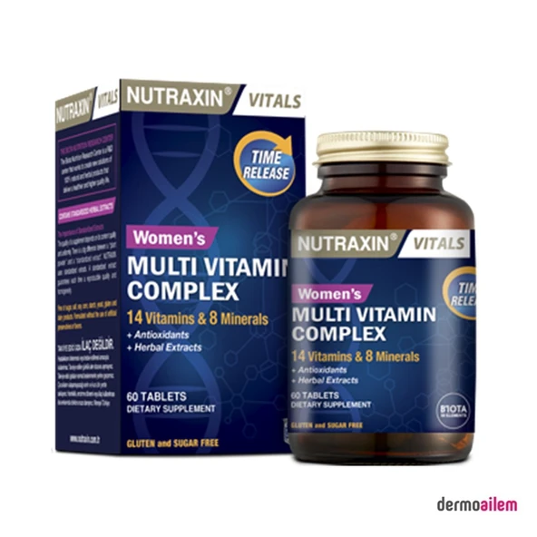 Nutraxin Multivitamin Kadın 60 Tablet ürün görseli 1