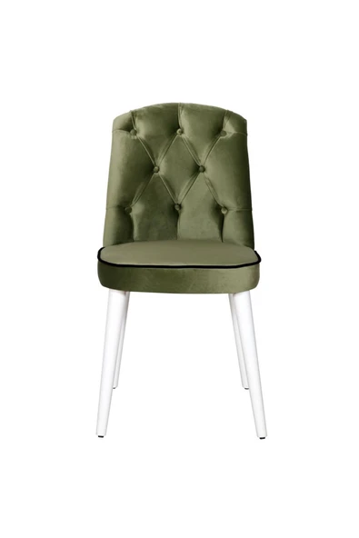 3A Mobilya New Green Sandalye 55x46x87 cm - Resim 2