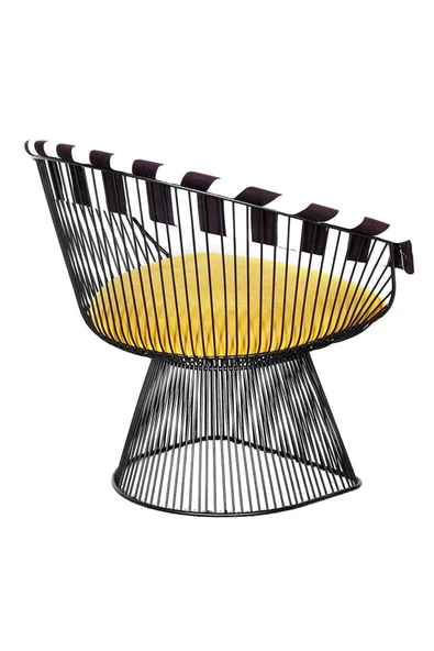 3A Mobilya Metal Design Yellow Berjer - Resim 3