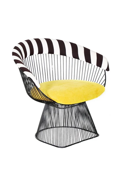 3A Mobilya Metal Design Yellow Berjer - Resim 2