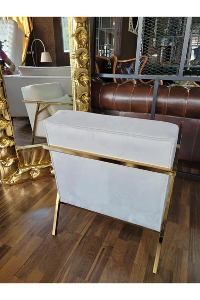 3A Mobilya 3A MOBİLYA GOLD SWAN BERJER - Resim 8