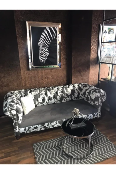 3A Mobilya 3a Animal Chesterfield Kanepe - Resim 6