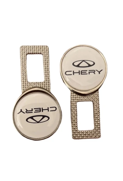 CHERY METAL KEMER GÖRSELİ 2 ADET ÇİFT YÖNLÜDÜR LOGOSU ürün görseli 1
