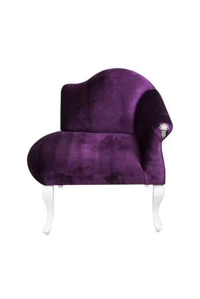 3A Mobilya Purple Josephine Sol Kol 80x76x56 cm ürün görseli 1