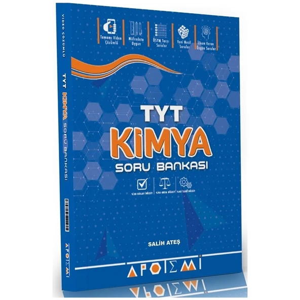 APOTEMİ TYT Kimya Soru Bankası Ciltli-TYT DENEME HEDİYELİ!! ürün görseli 1