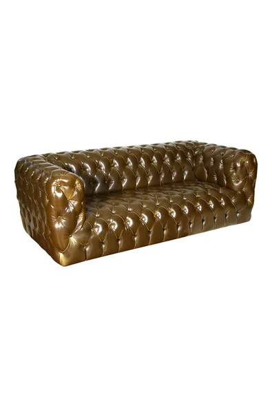 3A Mobilya Brown Baxter Chesterfield - Resim 2
