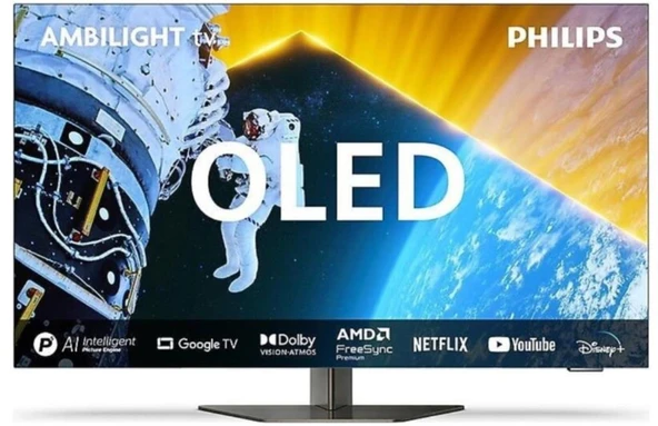 Philips 65OLED809 4K Ultra HD 65" 165 Ekran Uydu Alıcılı Google Smart OLED TV TEŞHİR ürün görseli 1