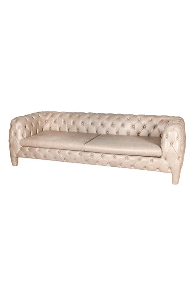 3A Mobilya Real Leather İtalyan Chesterfield 240X90X80 CM ürün görseli 1