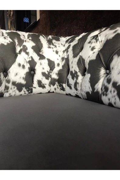 3A Mobilya 3a Animal Chesterfield Kanepe - Resim 5