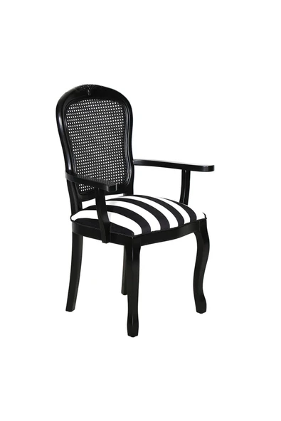 3A Mobilya Black Line Kollu Sandalye - Resim 2
