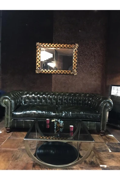 3A Mobilya New Green Pullap Chesterfield - Resim 2