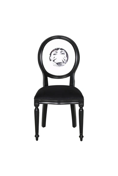 3A Mobilya Cup Girl Fornasetti Sandalye ürün görseli 1