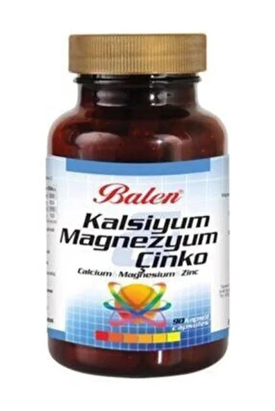 BALEN KALSİYUM & MAGNEZYUM & ÇİNKO KAPSÜL 709 MG *90 ürün görseli 1