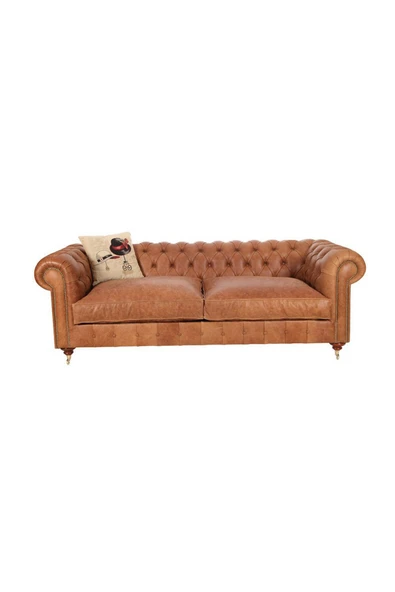 3A Mobilya Kahverengi Kanepe 230x90x80 cm ürün görseli 1