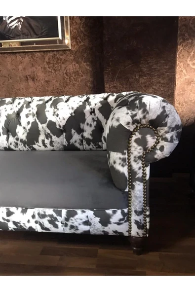 3A Mobilya 3a Animal Chesterfield Kanepe - Resim 4