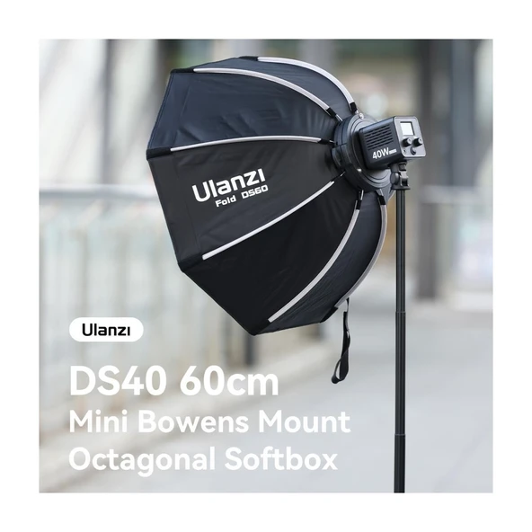 Ulanzi 60cm Mini Bowens Quick Release Octagon Softbox - Resim 3