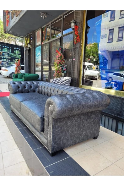 3A Mobilya 3A MOBİLYA ALASKA CHESTERFİELD - Resim 6