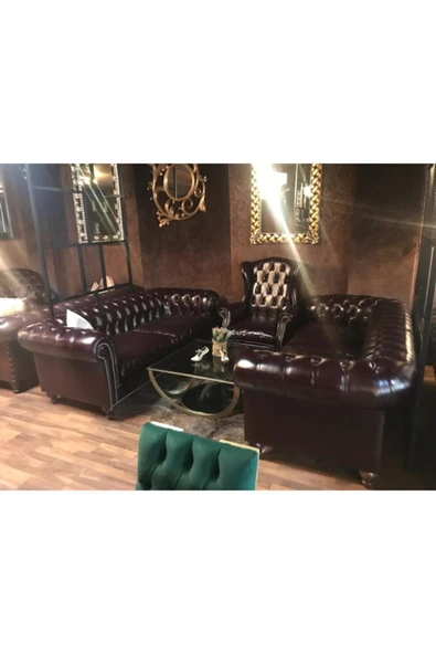 3A Mobilya Bristol Chesterfield Takımı ürün görseli 1
