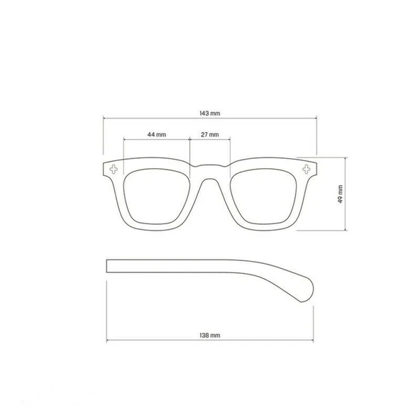 Okkia Firenze Unisex Güneş Gözlüğü Siyah Havana / Lens: Yeşil Gradyan ürün görseli 1