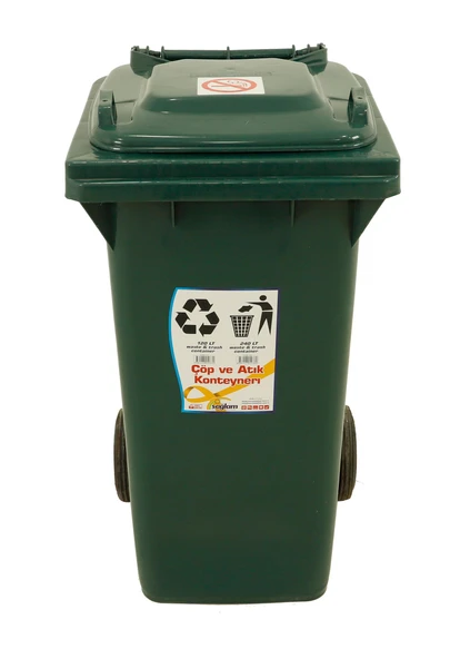 Norino Sağlam Plastik Çöp ve Atık Konteyneri 120 Lt Tekerlekli Eko ürün görseli 1