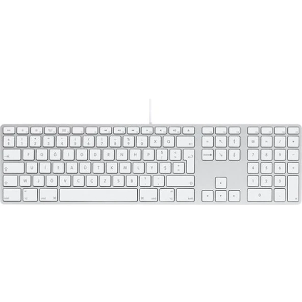 APPLE MB110TU/A NUMERİK ALANLI KABLOLU Q TÜRKÇE KLAVYE ürün görseli 1