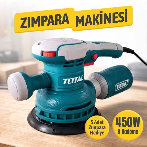 PTTAVM: Titreşimli Yuvarlak Taban Zımpara Makinesi 450W