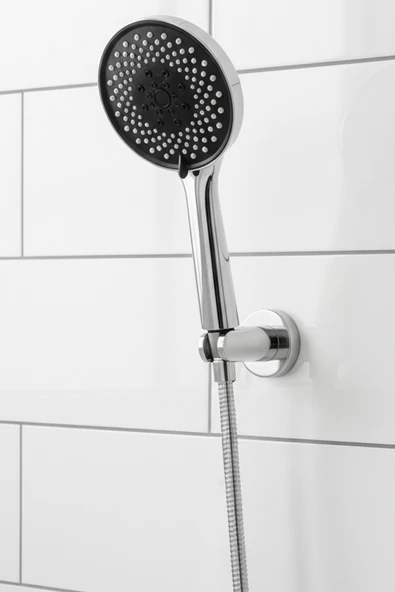 Yuvarlak Başlıklı Mafsallı Duş Takımı ürün görseli 1