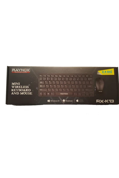 RAYNOX RX-K13 Mini Kablosuz Klavye Mouse Set Windows-Android-İOS - Resim 2