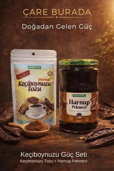 ÇareBurada Vital Keçi Boynuzu Tozu +Harnup Pekmezi 800 g ürün görseli 1