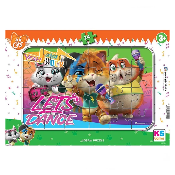 Ks Games Frame Puzzle 24 parça Cat ürün görseli 1