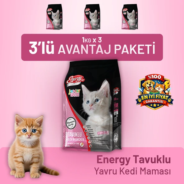 Tavuklu Yavru Kedi Maması - 3 Adet ürün görseli 1