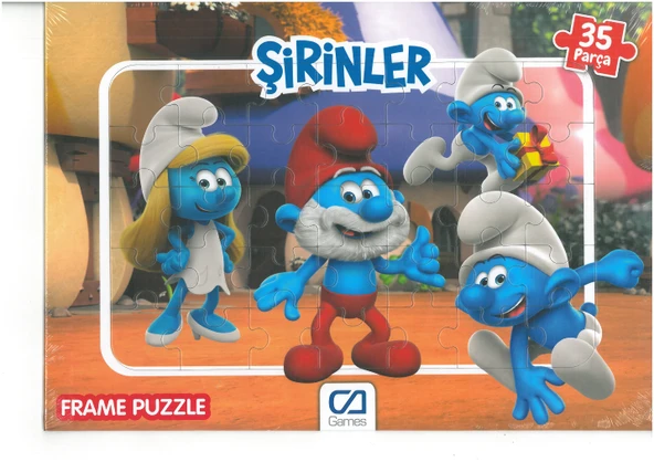 Ca Games Şirinler Frame Puzzle 35 Parça ürün görseli 1