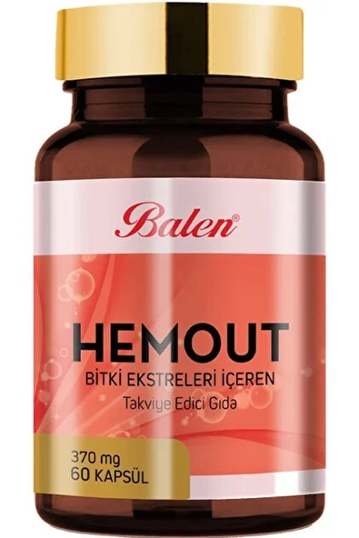 BALEN HEMOUT BİTKİ EKSTRELERİ İÇEREN KAPSÜL 370 MG *60 ürün görseli 1