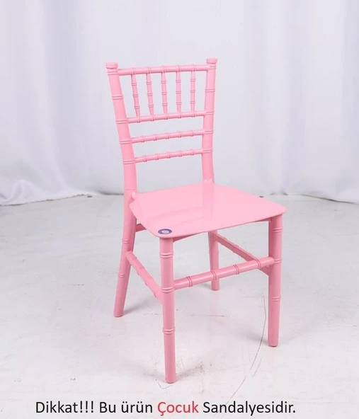 Norino Sağlam Plastik Mandella Trend Çocuk Sandalyesi Pembe ürün görseli 1