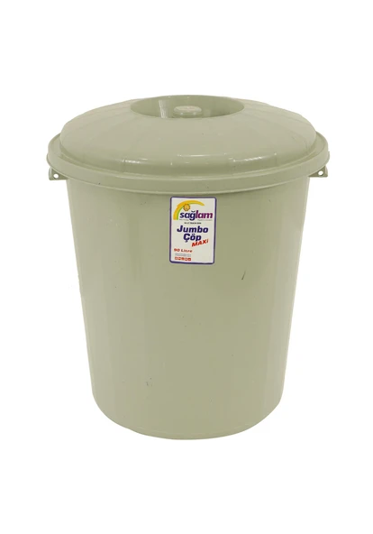 Norino Sağlam Plastik Jumbo Çöp Kovası Kilitsiz 90 Lt ürün görseli 1