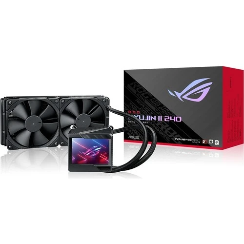 Asus Rog Ryujın 240 OLED Aura Sync Rgb 2x Noctua Ippc 2 Pwm 120MM Fan Sıvı Cpu Soğutucusu ürün görseli 1