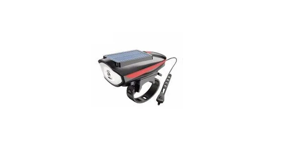 FORTE GT XBYC 6163 SOLAR ÖN IŞIK-KORNA USB SARJLI 7588 SİYAH KIRMIZI ürün görseli 1
