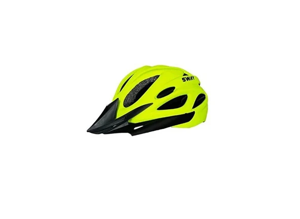 SWAY HELMET NBCYN7 YETİŞKİN KASK AYARLANABİLİR EN 1078 SARI ürün görseli 1