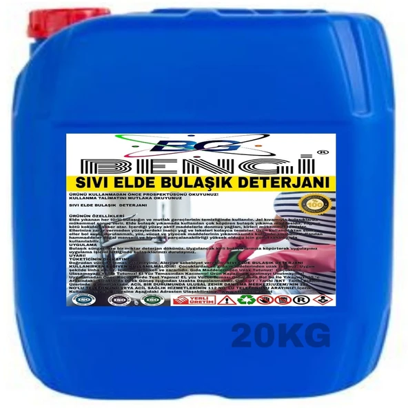 SIVI ELDE BULAŞIK DETERJANI 20 KG ürün görseli 1