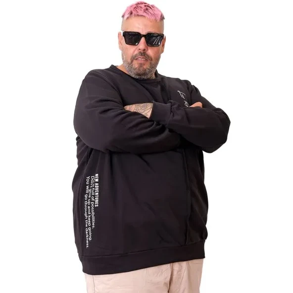 Erkek Sweat Bisiklet LOS ANGELES 25816 Siyah ürün görseli 1