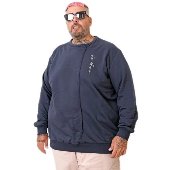 Erkek Sweat Bisiklet LOS ANGELES 25816 Lacivert ürün görseli 1