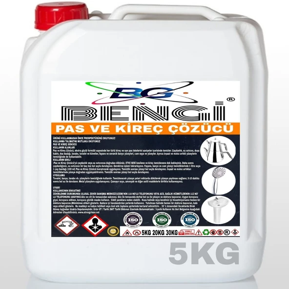 PAS VE KİREÇ ÇÖZÜCÜ 5 KG ürün görseli 1
