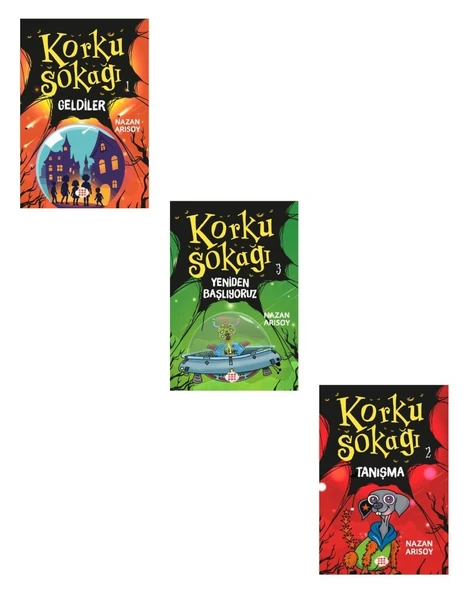 Nazan Arısoy Korku Sokağı Seti 3 Kitap (Geldiler + Yeniden Başlıyoruz + Tanışma) ürün görseli 1