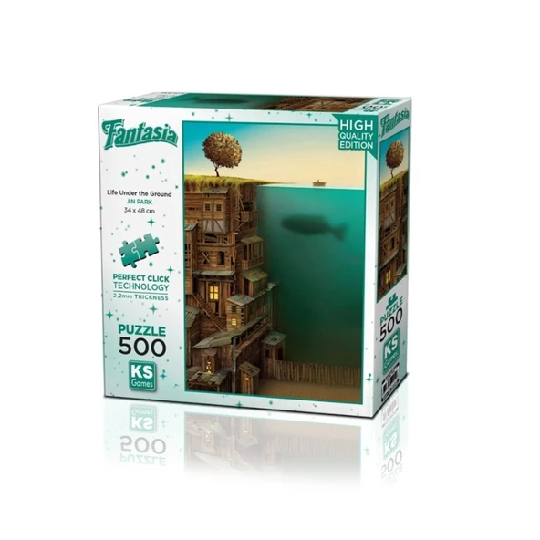 20045 Yer Altında Yaşam 500 Parça Puzzle -NessiWorld Puzzle ürün görseli 1