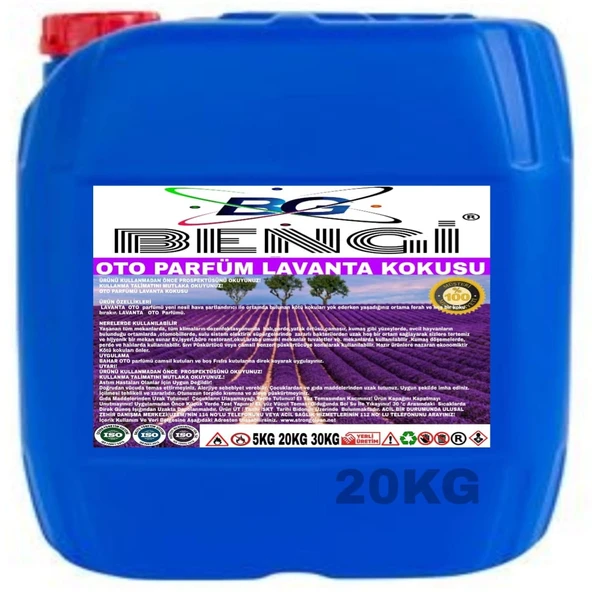 OTO PARFÜM LAVANTA 20 KG ürün görseli 1